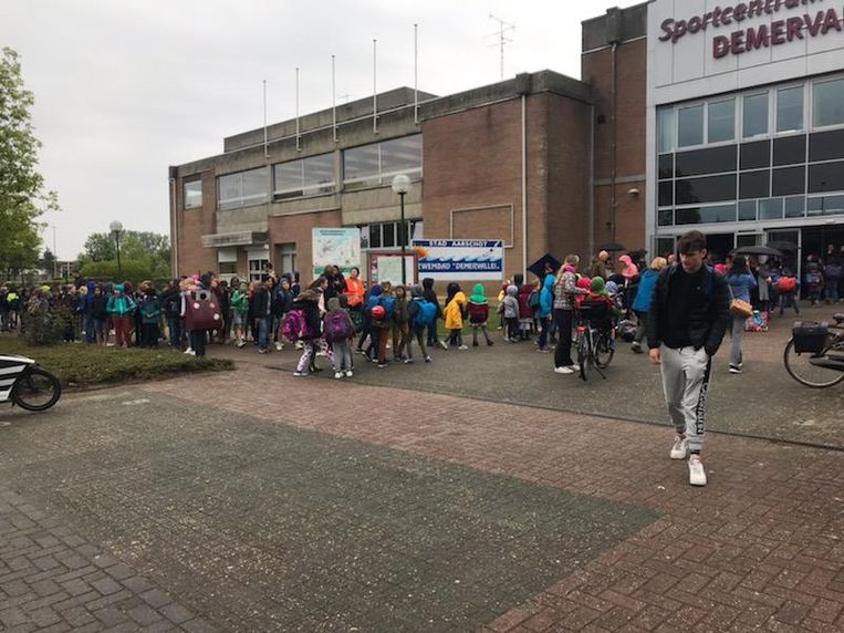 evacuatie school